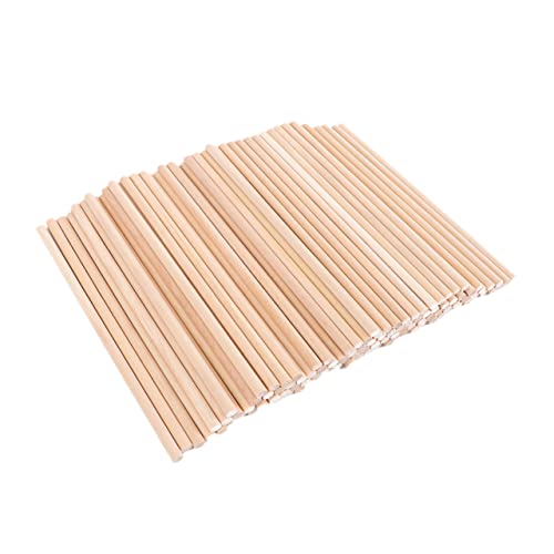 ARTSEWPLY 50 Stück Holzstäbe für Bastelprojekte Natürliche Holzstäbchen für DIY Modellbau und Kreative Handwerksarbeiten ARTSEWPLY 50 Stück Holzstäbe für Bastelprojekte Natürliche Holzstäbchen für DIY Modellbau und Kreative Handwerksarbeiten von ARTSEWPLY