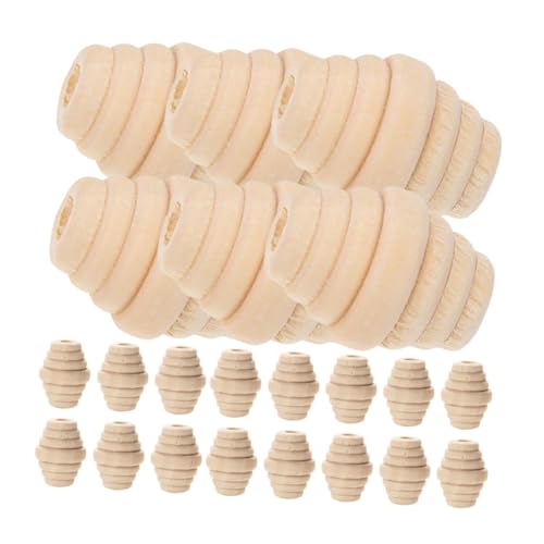 ARTSEWPLY 50 Stück Ovale Holzperlen mit Naturfarbene Spacer Perlen für DIY Schmuckherstellung Bastelperlen zum Auffädeln Glatte Oberfläche für Makramee und Bastelprojekte ARTSEWPLY 50 Stück Ovale Holzperlen mit Naturfarbene Spacer Perlen für DIY Schmuckherstellung Bastelperlen zum Auffädeln Glatte Oberfläche für Makramee und Bastelprojekte von ARTSEWPLY
