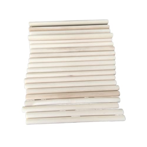 ARTSEWPLY 50 Stück Runde Holzstäbe Langlebige Bastelhölzer für DIY Modelle Bastelarbeiten Holzstäbe zum Bauen und Originelles Handwerken Geeignet von ARTSEWPLY