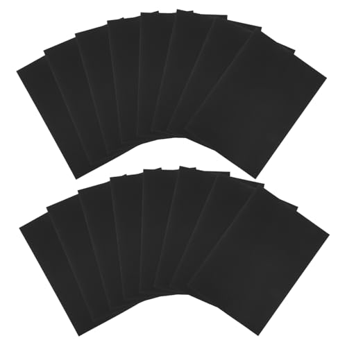 ARTSEWPLY 50 Stück Schwarzer Karton Akustisch Geräuschunterdrückende Fenstereinsätze Steifer Filz Schwarze Präsentationstafel Karton Schwarz Halloween-scrapbook-zubehör Papier Black ARTSEWPLY 50 Stück Schwarzer Karton Akustisch Geräuschunterdrückende Fenstereinsätze Steifer Filz Schwarze Präsentationstafel Karton Schwarz Halloween-scrapbook-zubehör Papier Black von ARTSEWPLY