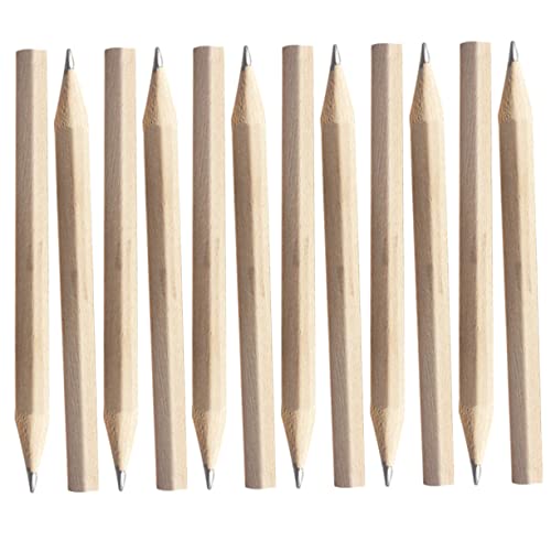 ARTSEWPLY 50 Stück Sechskant Kurzbleistifte Holz Geschmeidige Schreibwerkzeuge für Schüler Ergonomisches Design für Müheloses Schreiben von ARTSEWPLY