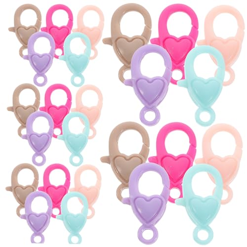 ARTSEWPLY 50 Stück Teiliges Bunte Herz Lobster Verschlüsse aus Rostfreiem Langlebige Schmuckverbinder für DIY Armbandherstellung Vielseitige Ketten und Schlüsselanhänger Verschlüsse ARTSEWPLY 50 Stück Teiliges Bunte Herz Lobster Verschlüsse aus Rostfreiem Langlebige Schmuckverbinder für DIY Armbandherstellung Vielseitige Ketten und Schlüsselanhänger Verschlüsse von ARTSEWPLY