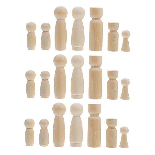 ARTSEWPLY 50 Stück Teiliges DIY Holzbastelset mit Unbemalten Glatten Holzfiguren Malspielzeug Holzpuppen für Kreative Gestaltung Geschenkidee Wohnraumdekoration Vielseitig Bemalbar ARTSEWPLY 50 Stück Teiliges DIY Holzbastelset mit Unbemalten Glatten Holzfiguren Malspielzeug Holzpuppen für Kreative Gestaltung Geschenkidee Wohnraumdekoration Vielseitig Bemalbar von ARTSEWPLY