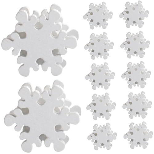 ARTSEWPLY 50 Stück Teiliges Schneeflocken Holzperlen für DIY Bastelprojekte Langlebige Holzperlen mit Glatter Oberfläche für Weihnachtsdeko Schmuckherstellung und Kreative Geschenke ARTSEWPLY 50 Stück Teiliges Schneeflocken Holzperlen für DIY Bastelprojekte Langlebige Holzperlen mit Glatter Oberfläche für Weihnachtsdeko Schmuckherstellung und Kreative Geschenke von ARTSEWPLY