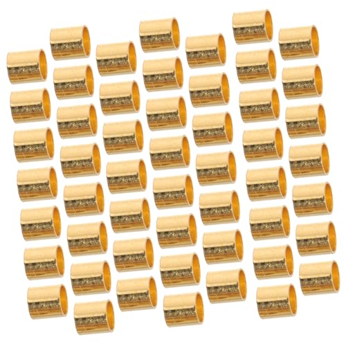 ARTSEWPLY 500 Stück Kupfer Crimp Perlen für Schmuckherstellung Robuste Quetschkalotten Endkappen für Armbänder Ohrringe Halsketten Langlebige Zubehör für DIY Schmuckdesign von ARTSEWPLY