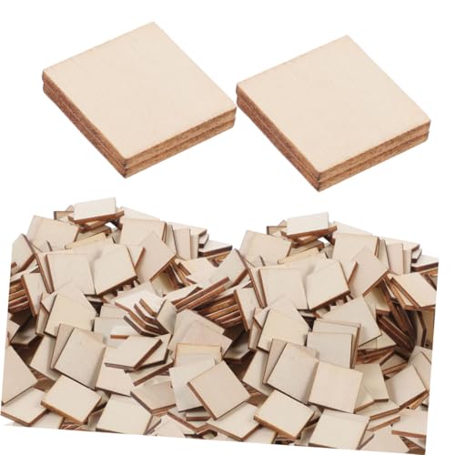 ARTSEWPLY 500 Stück Quadratische Holzstücke Unbehandelte Holzplatten mit Glatten Kanten für DIY Kunsthandwerk Gravur Malerei Scrapbooking und Heimdekoration ARTSEWPLY 500 Stück Quadratische Holzstücke Unbehandelte Holzplatten mit Glatten Kanten für DIY Kunsthandwerk Gravur Malerei Scrapbooking und Heimdekoration von ARTSEWPLY
