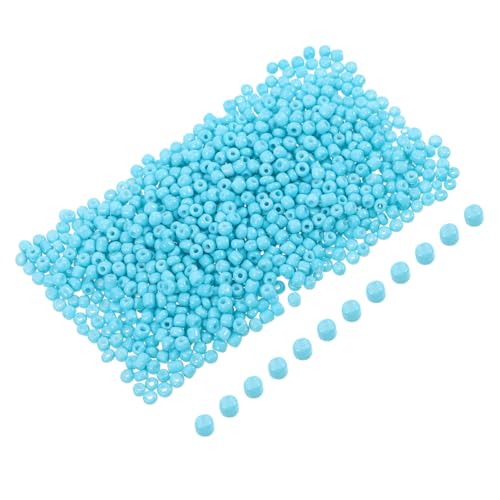 ARTSEWPLY 5000 Stück Kreuzstichperlen Perlen Zur Herstellung Von Halsketten Bastelperlen Für Halsketten Perlen Zur Schmuckherstellung Lose Schmuckperlen Diy-perlenzubehör Sky-blue Glas von ARTSEWPLY