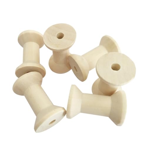 ARTSEWPLY 50Stücke Holz Garnspulen Fadenhalter für Näharbeiten DIY Handwerk Naturholz Spulenwalze zum Organisieren und Entwirren von Fäden für Projekte ARTSEWPLY 50Stücke Holz Garnspulen Fadenhalter für Näharbeiten DIY Handwerk Naturholz Spulenwalze zum Organisieren und Entwirren von Fäden für Projekte von ARTSEWPLY