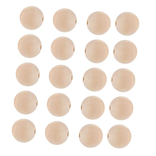 ARTSEWPLY 50Stücke Holz Spacer Perlen Unbemalt Natürliche Farbe Runde Holzperlen für DIY Handwerk Schmuckherstellung Makramee und Basteln Leicht und Glatt ARTSEWPLY 50Stücke Holz Spacer Perlen Unbemalt Natürliche Farbe Runde Holzperlen für DIY Handwerk Schmuckherstellung Makramee und Basteln Leicht und Glatt von ARTSEWPLY