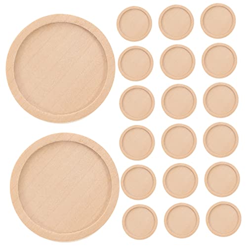 ARTSEWPLY 50Stücke Holzrunde Tabletts Cabochon Basen Außendurchmesser Innendurchmesser Retro Anhänger Zubehör für Schmuckherstellung und DIY Kunsthandwerk ARTSEWPLY 50Stücke Holzrunde Tabletts Cabochon Basen Außendurchmesser Innendurchmesser Retro Anhänger Zubehör für Schmuckherstellung und DIY Kunsthandwerk von ARTSEWPLY