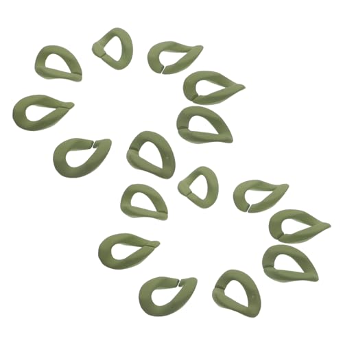 ARTSEWPLY 50Stücke Kettenverschluss Kunststoffkettenglieder DIY Halskette Selbstverkleidung für Handgefertigte Ornamente Bunte Designs Leicht und Einfach zu Verwenden von ARTSEWPLY
