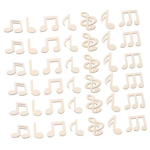 ARTSEWPLY 50Stücke Musiknoten Holzausschnitte Unbehandelt DIY Holzverzierung für Projekte Natürliche Oberfläche für Heimdekoration und Bastelarbeiten Beige ARTSEWPLY 50Stücke Musiknoten Holzausschnitte Unbehandelt DIY Holzverzierung für Projekte Natürliche Oberfläche für Heimdekoration und Bastelarbeiten Beige von ARTSEWPLY
