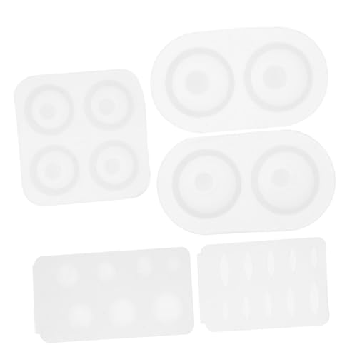 ARTSEWPLY 5Stücke Augapfelform Silikonform für DIY Epoxidharz Projekte Antihaft Gussformen für Puppenaugen für Bastelarbeiten und von ARTSEWPLY