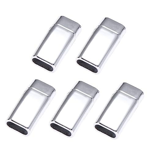 ARTSEWPLY 5Stücke Magnetverschluss für Armband und Schnur Extra Sicheres Design für Langlebigen Einsatz für DIY Schmuckherstellung Passend für Gurtband und Flache ARTSEWPLY 5Stücke Magnetverschluss für Armband und Schnur Extra Sicheres Design für Langlebigen Einsatz für DIY Schmuckherstellung Passend für Gurtband und Flache von ARTSEWPLY