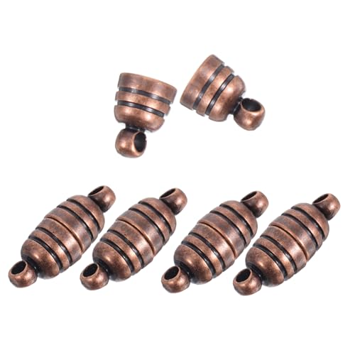 ARTSEWPLY 5Stücke Vintage Kupfer Magnetverschlüsse Schmuckverbinder für DIY Schmuck zum Selbermachen von und Armbändern Langlebig und Leicht zu Befestigen von ARTSEWPLY