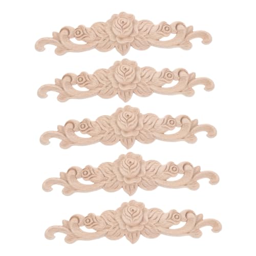 ARTSEWPLY 5pcs Holz Rose Applikationen Onla von ARTSEWPLY
