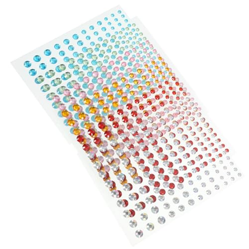 ARTSEWPLY 6 Blätter Glitzernde Strasssteine Aufkleber Selbstklebend für Gesicht und DIY Verschiedenen Farben für Kreative Bastelprojekte und Persönliche Dekoration ARTSEWPLY 6 Blätter Glitzernde Strasssteine Aufkleber Selbstklebend für Gesicht und DIY Verschiedenen Farben für Kreative Bastelprojekte und Persönliche Dekoration von ARTSEWPLY