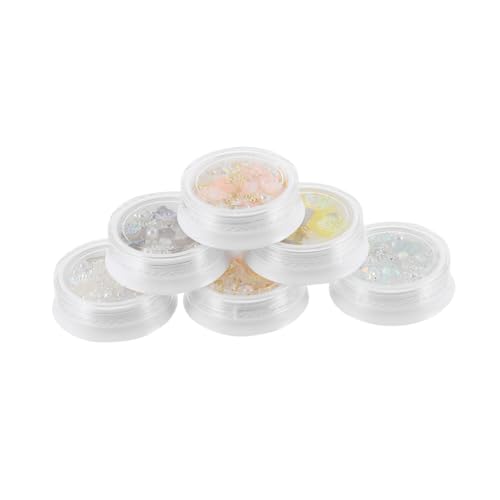 ARTSEWPLY 6 Boxen Teiliges Nail Sequins mit Schillernden Manicure Charms Farbige Transparente Nail Art Dekorationen Sicher und Hautfreundlich für DIY Nageldesign und Nagelstudio Verwendung ARTSEWPLY 6 Boxen Teiliges Nail Sequins mit Schillernden Manicure Charms Farbige Transparente Nail Art Dekorationen Sicher und Hautfreundlich für DIY Nageldesign und Nagelstudio Verwendung von ARTSEWPLY