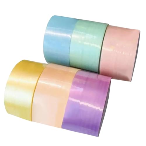 ARTSEWPLY 6 Rollen Farbiges Klebeband für Sticky Ball Dekompression DIY Bastelband Breit Leicht Handlich für Kreative Entspannung ARTSEWPLY 6 Rollen Farbiges Klebeband für Sticky Ball Dekompression DIY Bastelband Breit Leicht Handlich für Kreative Entspannung von ARTSEWPLY