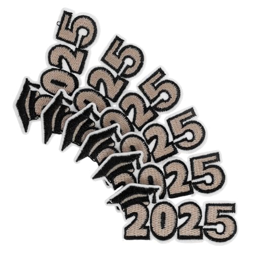 ARTSEWPLY 6 Stück Graduation Bügelbilder Stickerei Patches für Kleidung Hüte DIY Mode Aufnäher Graduation Party Souvenirs und Sport Patches ARTSEWPLY 6 Stück Graduation Bügelbilder Stickerei Patches für Kleidung Hüte DIY Mode Aufnäher Graduation Party Souvenirs und Sport Patches von ARTSEWPLY