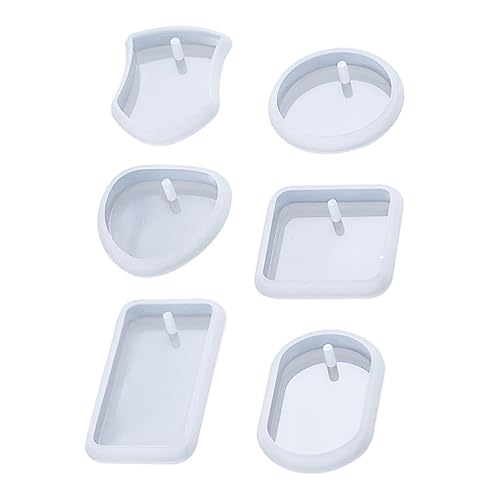 ARTSEWPLY 6 Stück Silikonformen für Anhänger und Schlüsselanhänger DIY Gießformen für Epoxidharz Schmuck Handgemachte Dekoration Leichte und Silikonmoulds von ARTSEWPLY