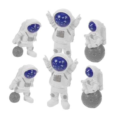 ARTSEWPLY 6 Stück Teiliges Mini Astronaut Tortendeko aus Harz Detailreiche Weltraumfiguren für Jungen Space Party Vielseitige Geburtstagstisch Deko Wiederverwendbare Mini Desktop Ornamente ARTSEWPLY 6 Stück Teiliges Mini Astronaut Tortendeko aus Harz Detailreiche Weltraumfiguren für Jungen Space Party Vielseitige Geburtstagstisch Deko Wiederverwendbare Mini Desktop Ornamente von ARTSEWPLY