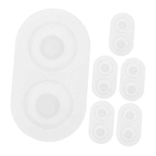 ARTSEWPLY 6 Stück Teiliges Silikon Gießformen für Epoxidharz Doll Eyes Molds Hochpräzise Elastisch für Schmuckherstellung DIY Anhänger und Schlüsselanhänger von ARTSEWPLY