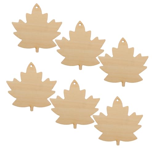 ARTSEWPLY 6 Stück Teiliges Unbehandelte Ahornblatt Holzausschnitte Blanko Holzdeko für DIY Bastelprojekte Fördert Feinmotorik und Kreativität für Herbst und Klassenzimmerdekoration ARTSEWPLY 6 Stück Teiliges Unbehandelte Ahornblatt Holzausschnitte Blanko Holzdeko für DIY Bastelprojekte Fördert Feinmotorik und Kreativität für Herbst und Klassenzimmerdekoration von ARTSEWPLY