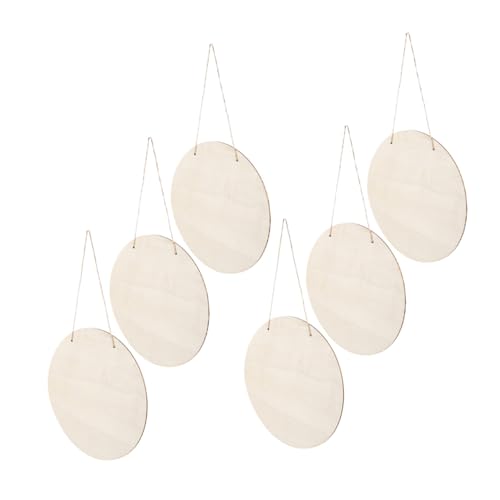 ARTSEWPLY 6 Stück Teiliges Unbehandelte Holzplatten Rund Blanko Schilder zum Basteln Wanddeko DIY Holzornamente für Wohn und Arbeitszimmer ARTSEWPLY 6 Stück Teiliges Unbehandelte Holzplatten Rund Blanko Schilder zum Basteln Wanddeko DIY Holzornamente für Wohn und Arbeitszimmer von ARTSEWPLY