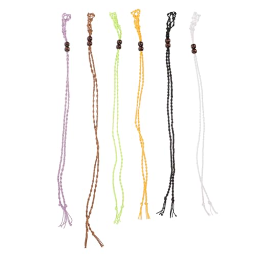 ARTSEWPLY 6 Stück Verstellbare DIY Halskette Farbigen Geflochtenen Steinhalter Kordeln für Kristallanhänger Schmuckherstellung und Dekorative Anhängerhalterung ARTSEWPLY 6 Stück Verstellbare DIY Halskette Farbigen Geflochtenen Steinhalter Kordeln für Kristallanhänger Schmuckherstellung und Dekorative Anhängerhalterung von ARTSEWPLY
