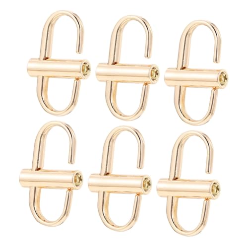 ARTSEWPLY 6 Stück Verstellbare Metallschnallen für Taschenketten Leichte Kompakte Kettenriemen verlängerung Langlebige Schultergurt anpassung Geeignet für Handtaschen und Geldbörsen ARTSEWPLY 6 Stück Verstellbare Metallschnallen für Taschenketten Leichte Kompakte Kettenriemen verlängerung Langlebige Schultergurt anpassung Geeignet für Handtaschen und Geldbörsen von ARTSEWPLY