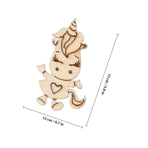 ARTSEWPLY 60 Stück Teiliges DIY Holz Einhorn Farbiges Malen und Graffiti Bastelspielzeug für Kreative Handbemalte Holzfiguren Langlebiges und Sicheres Material Fördert Fantasie und von ARTSEWPLY