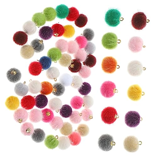 ARTSEWPLY 60 Stück Teiliges Pompon Ohrring Anhänger Flauschige Schmuck Charms Langlebigem Legierungs und Material Vielseitig für DIY Schmuck und Bastelarbeiten Bunte Bommeln für Kreative ARTSEWPLY 60 Stück Teiliges Pompon Ohrring Anhänger Flauschige Schmuck Charms Langlebigem Legierungs und Material Vielseitig für DIY Schmuck und Bastelarbeiten Bunte Bommeln für Kreative von ARTSEWPLY