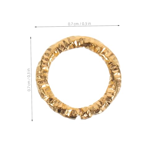 ARTSEWPLY 600 Stück Gedrehte Open Jump Ringe Metall Schmuckverbinder Silber Gold für DIY Schmuckherstellung Ohrringe Armbänder Halsketten Reparatur ARTSEWPLY 600 Stück Gedrehte Open Jump Ringe Metall Schmuckverbinder Silber Gold für DIY Schmuckherstellung Ohrringe Armbänder Halsketten Reparatur von ARTSEWPLY