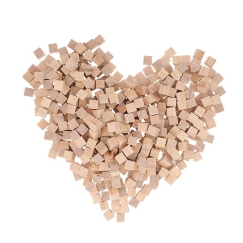 ARTSEWPLY 600 Stück Holzklötze Quadratische Bastelwürfel aus Massivem Kiefernholz für DIY Malen Schnitzen Puzzle Abgerundete Kanten Sicher Langlebig Vielseitig Einsetzbar ARTSEWPLY 600 Stück Holzklötze Quadratische Bastelwürfel aus Massivem Kiefernholz für DIY Malen Schnitzen Puzzle Abgerundete Kanten Sicher Langlebig Vielseitig Einsetzbar von ARTSEWPLY