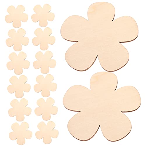 ARTSEWPLY 60Stücke Holzblumen Holzornamente für DIY Handwerk Unvollendete Holzscheiben für Dekoration und Bastelprojekte für Valentinstag und Familienaktivitäten ARTSEWPLY 60Stücke Holzblumen Holzornamente für DIY Handwerk Unvollendete Holzscheiben für Dekoration und Bastelprojekte für Valentinstag und Familienaktivitäten von ARTSEWPLY