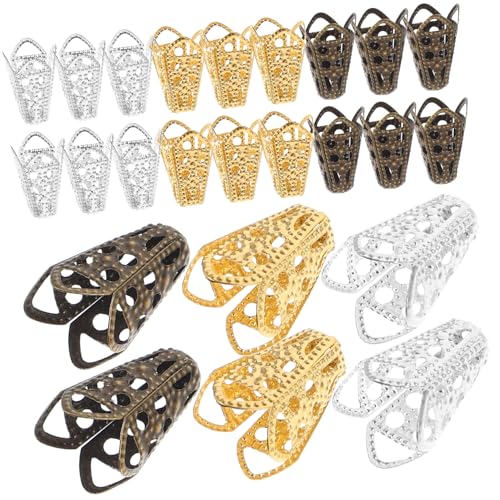ARTSEWPLY 60Stücke Teiliges DIY Perlenkappen für Schmuckherstellung Vintage Metallkappen für Armbänder Halsketten und Ohrringe für Bastelprojekte und ARTSEWPLY 60Stücke Teiliges DIY Perlenkappen für Schmuckherstellung Vintage Metallkappen für Armbänder Halsketten und Ohrringe für Bastelprojekte und von ARTSEWPLY