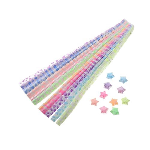 ARTSEWPLY 630Stücke Origami Sternstreifen Nachtleuchtendes Faltpapier für Bastelprojekte DIY Handwerksmaterial für Dekorationen ARTSEWPLY 630Stücke Origami Sternstreifen Nachtleuchtendes Faltpapier für Bastelprojekte DIY Handwerksmaterial für Dekorationen von ARTSEWPLY