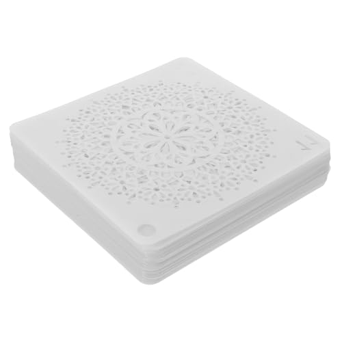 ARTSEWPLY 64 Stück Mandala Schablonen Wiederverwendbare Filigrane Malvorlagen für Möbel Wand Stoff Holz Glas DIY Malerei Vorlagen Kompakte Geruchsfreie Stencils für Kreative Dekoration von ARTSEWPLY