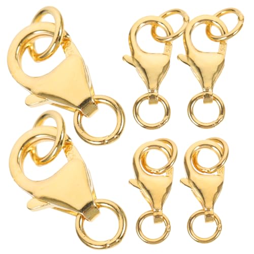 ARTSEWPLY 6Stücke Teiliges DIY Schmuckreparaturset mit Hummerverschlüssen und Sprungringen für Armbänder und Vergoldet Installieren für Persönliche von ARTSEWPLY