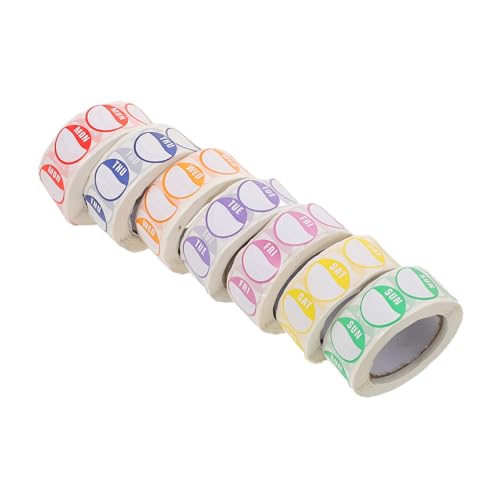 ARTSEWPLY 7 Rollen Woche Aufkleber Selbstklebende Tagesetiketten für Zeitmanagement Lebensmittelverpackung Hotel Bäckerei Restaurant Inventar Verwaltung Langlebig ARTSEWPLY 7 Rollen Woche Aufkleber Selbstklebende Tagesetiketten für Zeitmanagement Lebensmittelverpackung Hotel Bäckerei Restaurant Inventar Verwaltung Langlebig von ARTSEWPLY