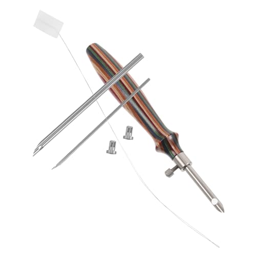 ARTSEWPLY 7 Stück Teiliges Verstellbares Punch Nadel mit Dickem Holzgriff Filznadeln für Anfänger und Fortgeschrittene Kompakte Stick und Filzwerkzeuge für DIY Bastelprojekte zu Hause und von ARTSEWPLY