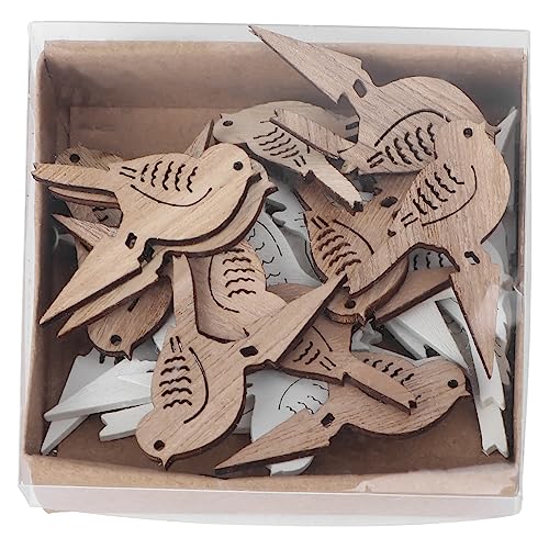 ARTSEWPLY 72 Stück Hölzerner Kleiner Holzchipset Kaninchen Flache Ornamente Für Das Handwerk Schmücken Hase Dekoration Handwerkliches Festival- -handwerk Geformte Ausschnitte Party von ARTSEWPLY