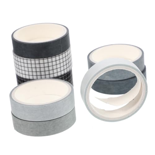 ARTSEWPLY 8 Rollen Teiliges Washi Tape Dünnes Handreißbares Klebeband mit Schlichtem Muster für Scrapbooking DIY Bastelprojekte Geschenkverpackung Vielseitig Einsetzbar ARTSEWPLY 8 Rollen Teiliges Washi Tape Dünnes Handreißbares Klebeband mit Schlichtem Muster für Scrapbooking DIY Bastelprojekte Geschenkverpackung Vielseitig Einsetzbar von ARTSEWPLY