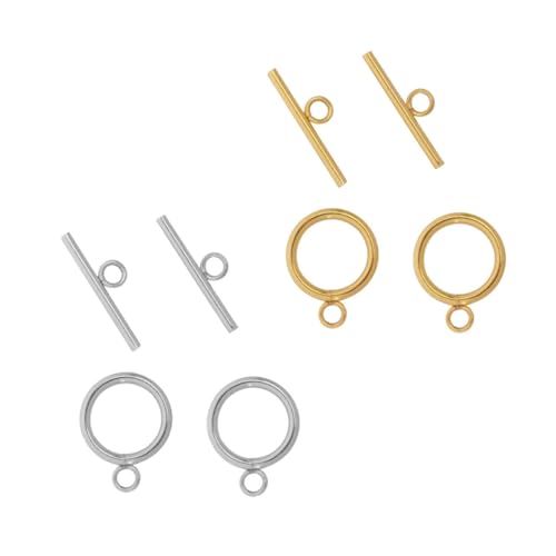 ARTSEWPLY 8 Satz Teiliges Schmuckverbinder Ot Verschlüsse mit Kupferbeschichtung Teilig Kettenverbinder für Halsketten Armbänder DIY Schmuckherstellung Gemischte Farben ARTSEWPLY 8 Satz Teiliges Schmuckverbinder Ot Verschlüsse mit Kupferbeschichtung Teilig Kettenverbinder für Halsketten Armbänder DIY Schmuckherstellung Gemischte Farben von ARTSEWPLY