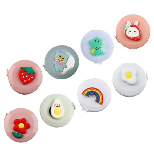 ARTSEWPLY 8 Stck Teiliges Mini Maßband Cartoon Maßband mit Einziehbarem Flexiblem Silikon und Kunststoffband Klare Messskala für Nähen Körpermaße DIY Bastelarbeiten Kompakt und Handlich ARTSEWPLY 8 Stck Teiliges Mini Maßband Cartoon Maßband mit Einziehbarem Flexiblem Silikon und Kunststoffband Klare Messskala für Nähen Körpermaße DIY Bastelarbeiten Kompakt und Handlich von ARTSEWPLY