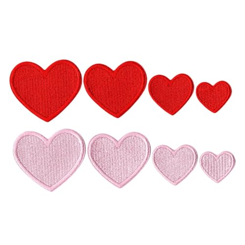 ARTSEWPLY 8 Stück Herz Bestickte Stoffflicken Herz Patches Für Jeans Zum Aufnähen Zum Aufbügeln Dekorationsflicken Dekorationsflicken Polyester Rückseite ARTSEWPLY 8 Stück Herz Bestickte Stoffflicken Herz Patches Für Jeans Zum Aufnähen Zum Aufbügeln Dekorationsflicken Dekorationsflicken Polyester Rückseite von ARTSEWPLY