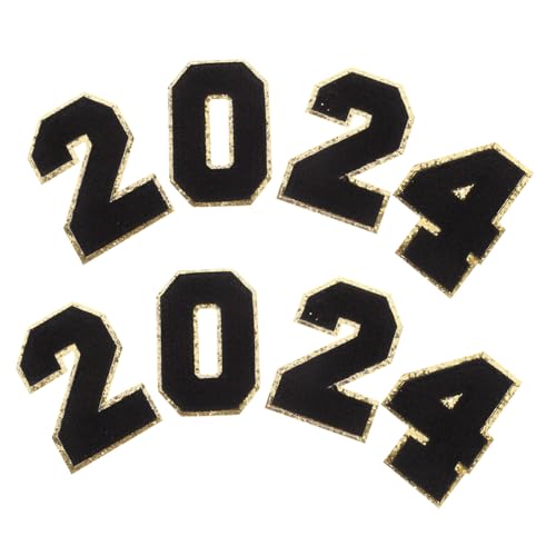 ARTSEWPLY 8 Stück Teiliges Bestickte Zahlen Patches zum Aufbügeln DIY Aufnäher für Kleidung Rucksäcke Einfach Anzubringen Strapazierfähige Textilflicken für Reparatur und Dekoration von ARTSEWPLY