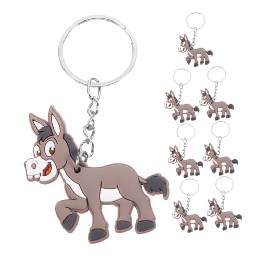 ARTSEWPLY 8 Stück Teiliges Esel Schlüsselanhänger Langlebiger Cartoon Anhänger Süßer Donkey Key Ring Tierisches Taschenhängeornament Party Mitgebsel für Kindergeburtstag und ARTSEWPLY 8 Stück Teiliges Esel Schlüsselanhänger Langlebiger Cartoon Anhänger Süßer Donkey Key Ring Tierisches Taschenhängeornament Party Mitgebsel für Kindergeburtstag und von ARTSEWPLY