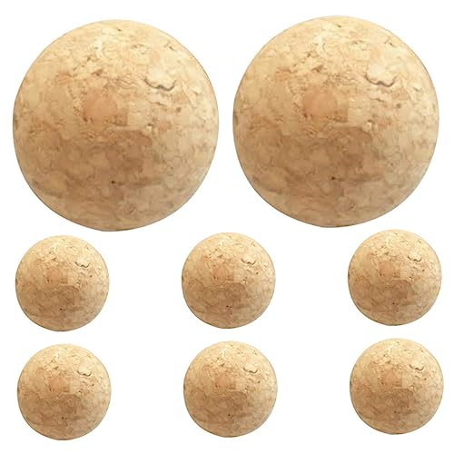 ARTSEWPLY 8 Stück Teiliges Holz Fußballbälle für Kicker Verschleißfeste Tischfußball Zubehör Korkbälle für Kreative Projekte und Kinderaktivitäten ARTSEWPLY 8 Stück Teiliges Holz Fußballbälle für Kicker Verschleißfeste Tischfußball Zubehör Korkbälle für Kreative Projekte und Kinderaktivitäten von ARTSEWPLY